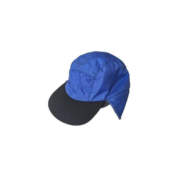 LL Bean‎ Goretex Ear Flap Ball Cap Medium Hat Polartec Fleece Lined USA Blue - Picture 4 of 8